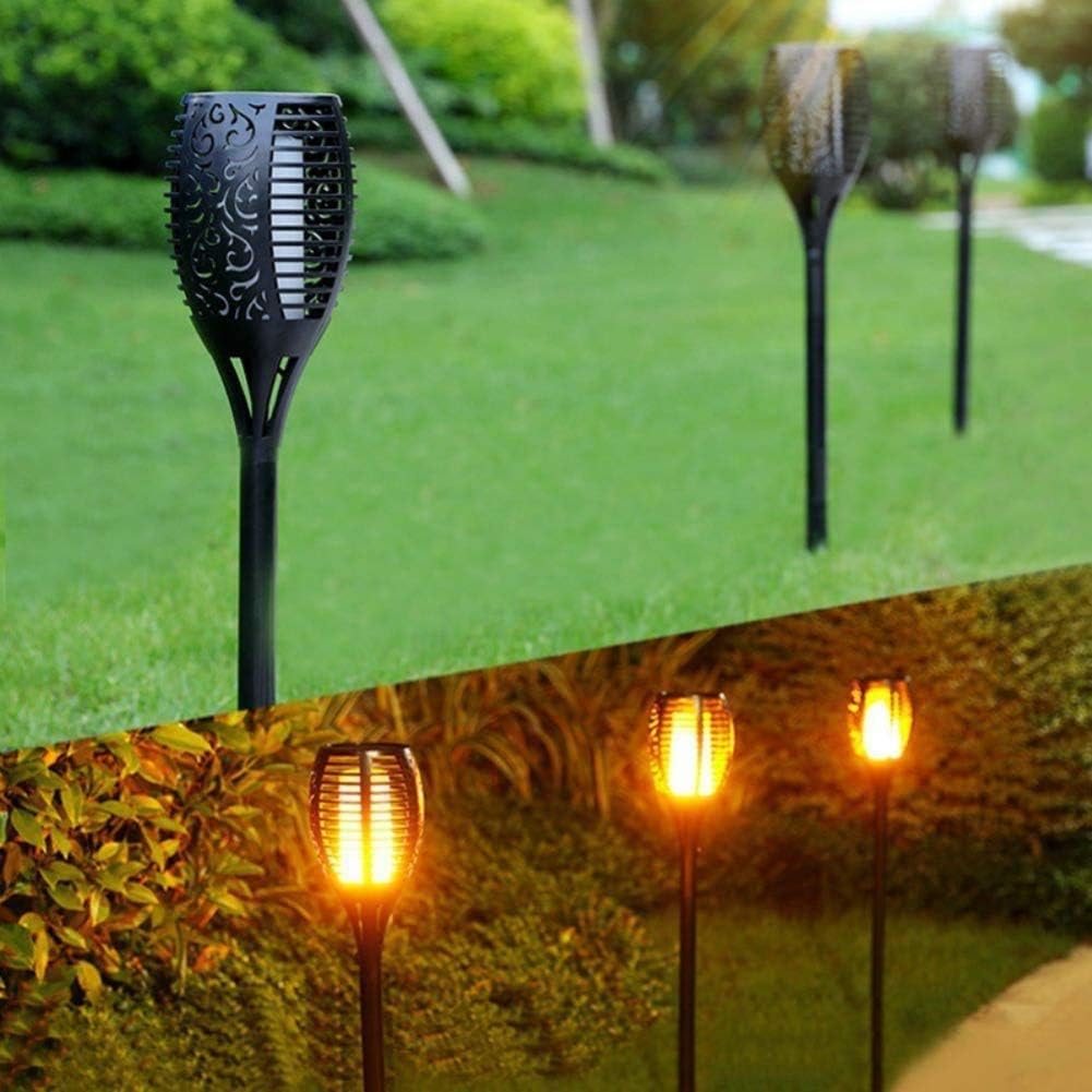 Lampe Solaire Extérieure à Effet Flamme