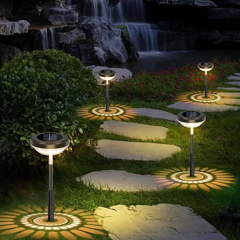 Lot 2 Lampes Solaires LED Extérieures – Éclairage Décoratif pour Jardin et Allée