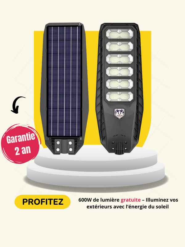 Fini les Factures d’Électricité – Lampe Solaire 600W Autonome